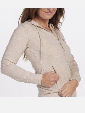 Woolx Ryann Merino Hoodie Full Zip Size Medium